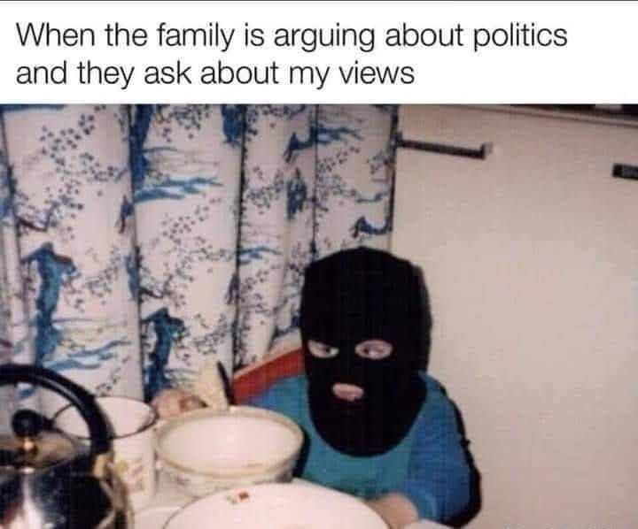 arguing about politics