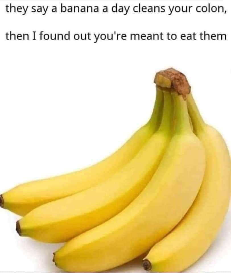 banana a day cleans your colon