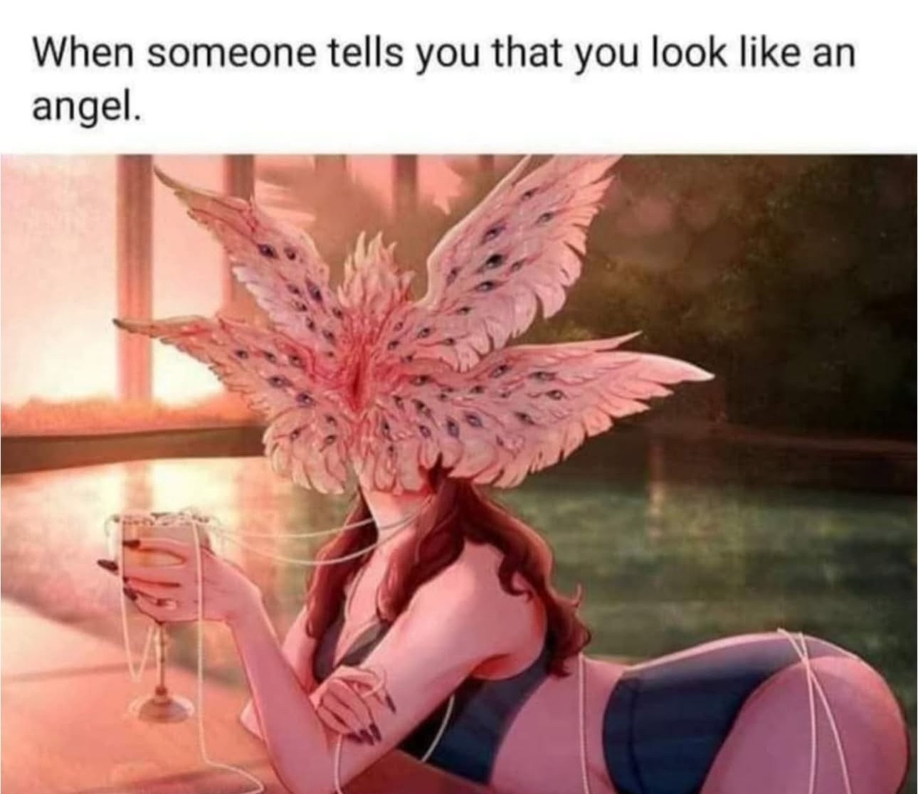 24 Girly Memes That Are Equal Parts Sass, Snacks, and Sin 15 look like an angel