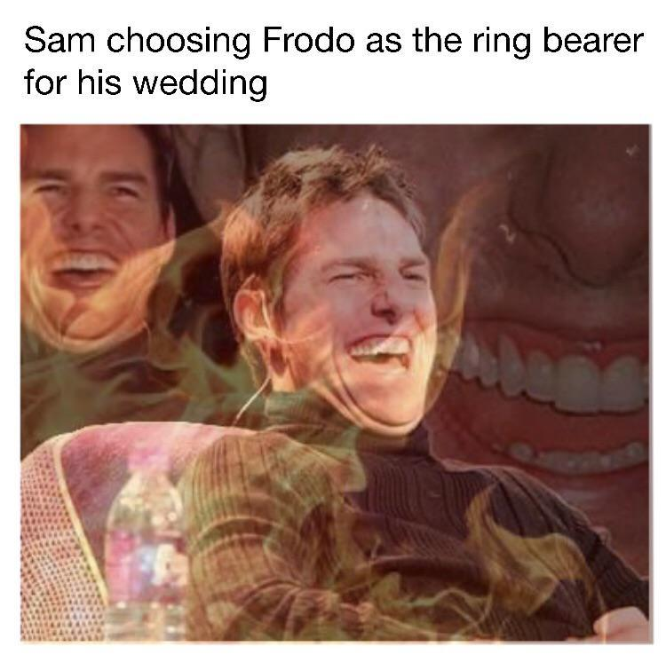 sam chosing frodo as ring bearer