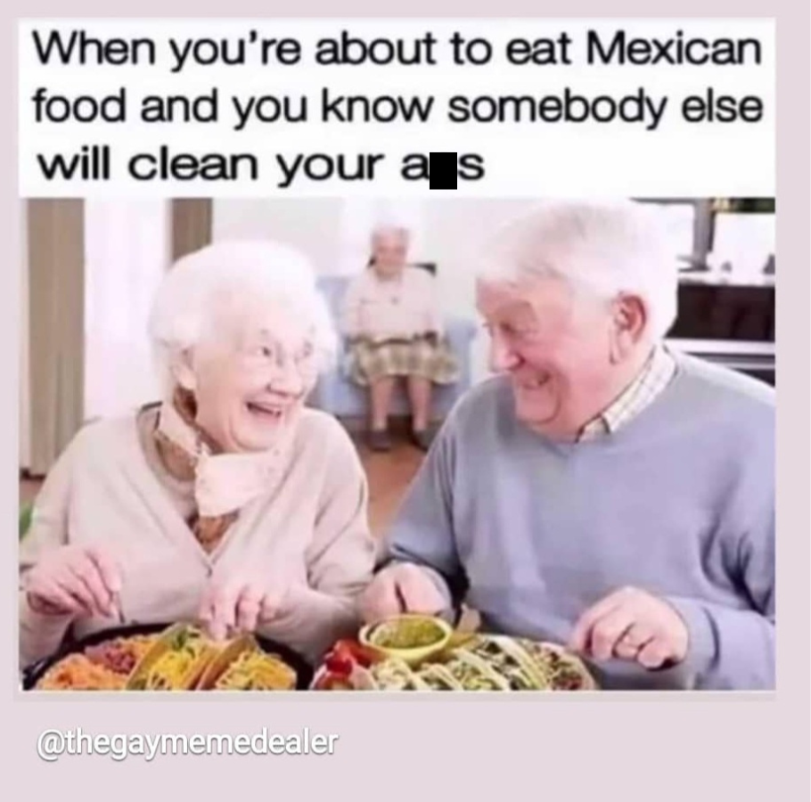 About to eat mexican food