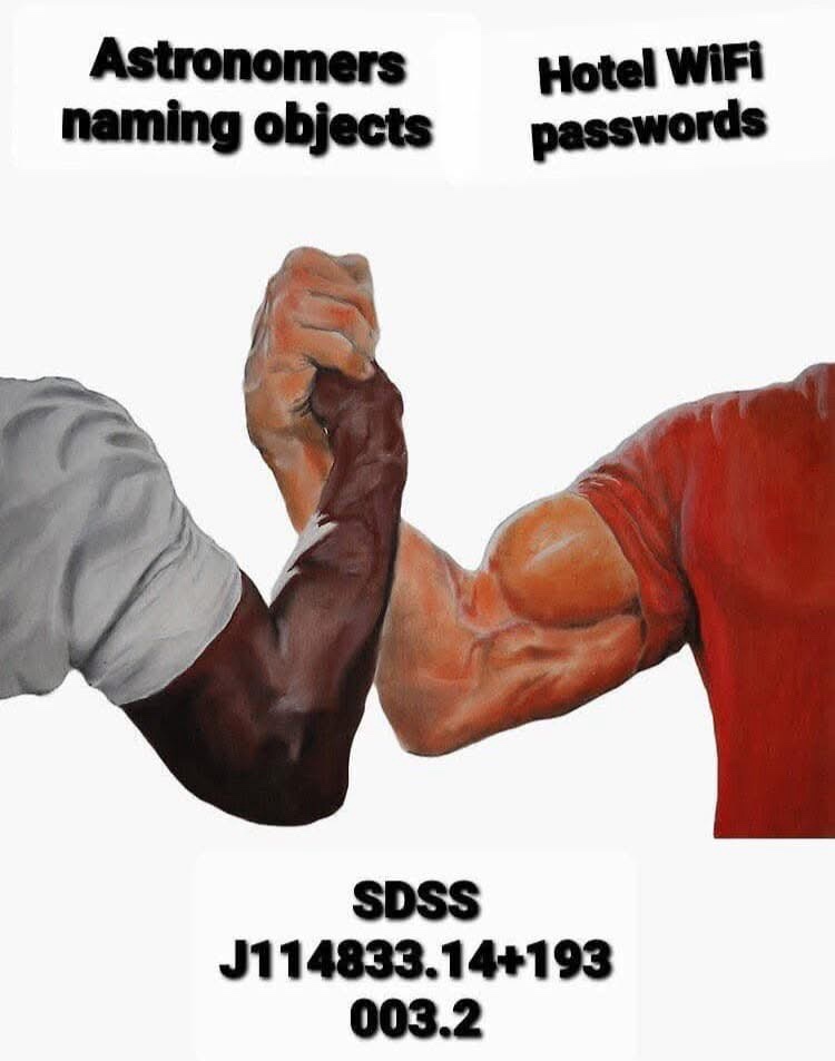 Astronomers naming object