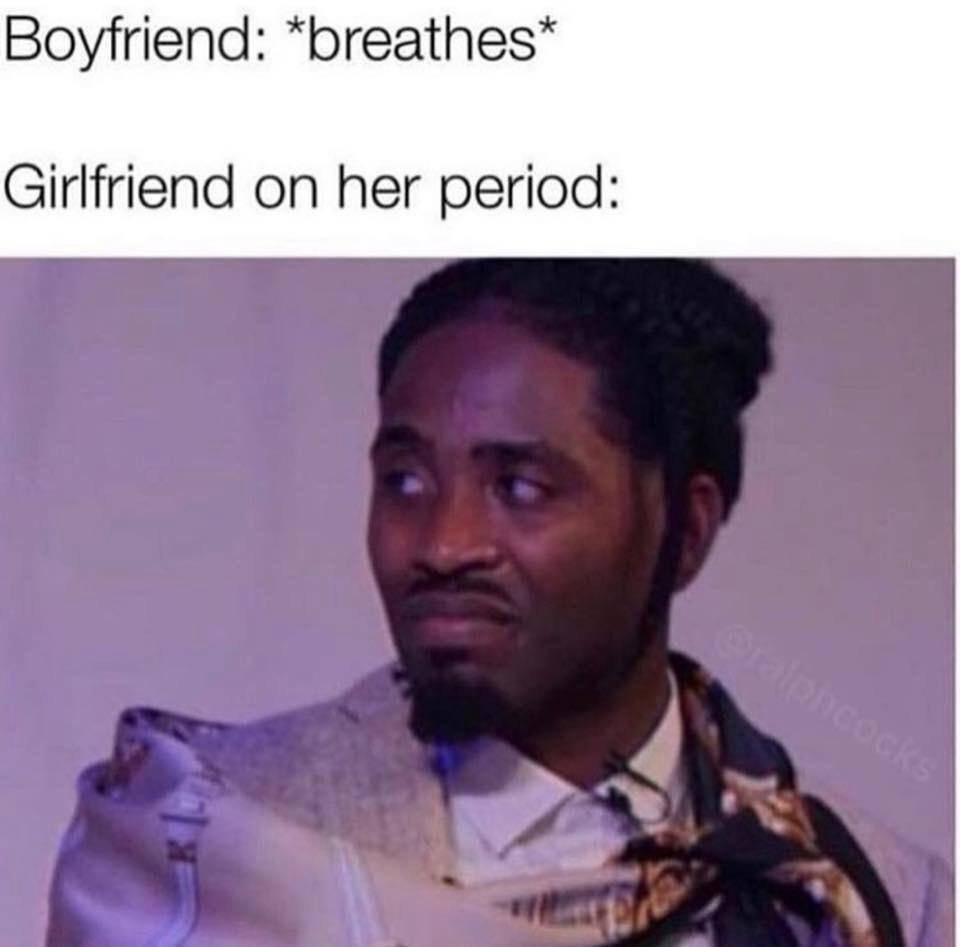 Boyfriend breathes