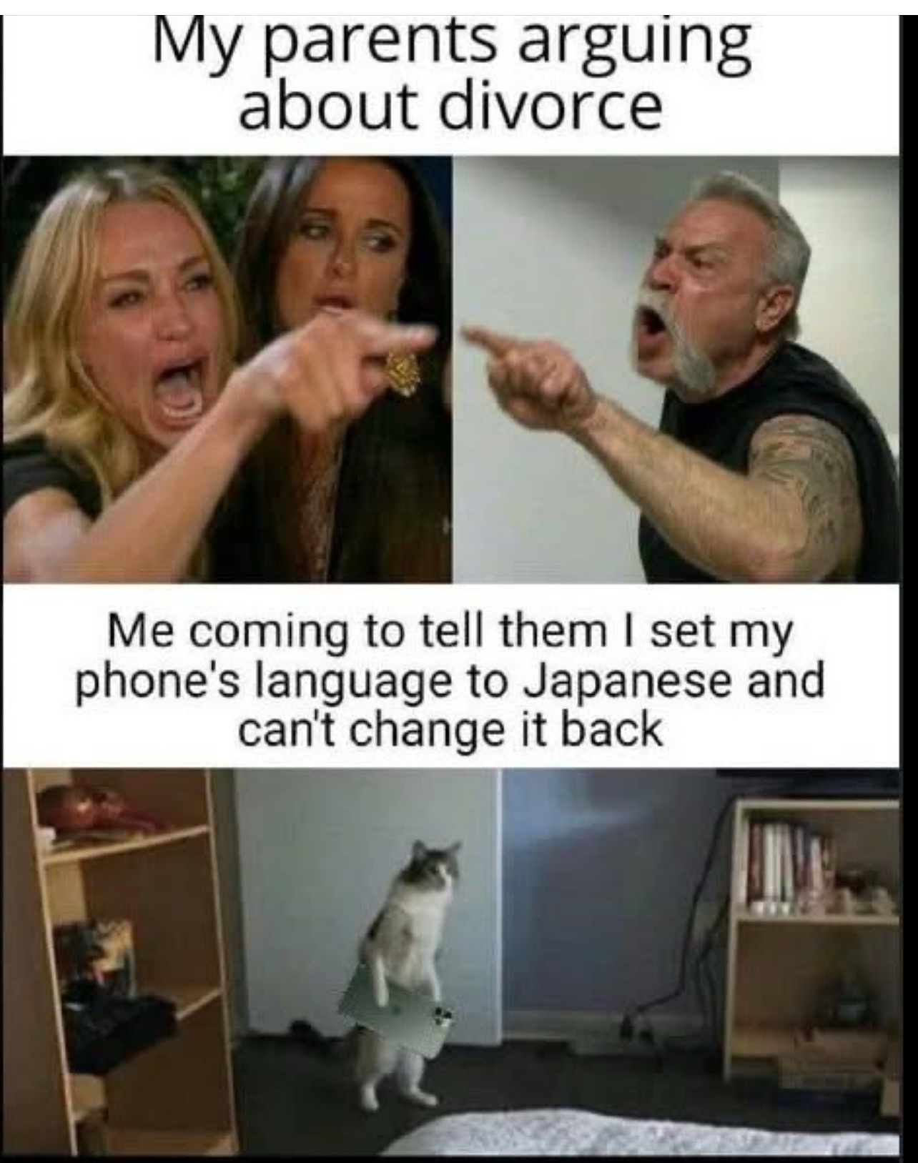 Changed phones language