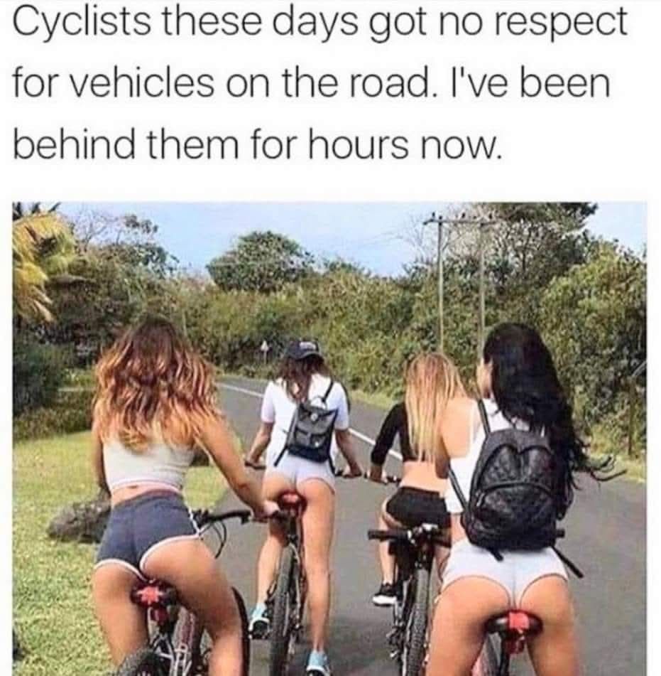 Cyclists these days