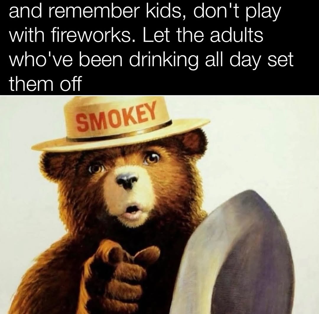 Dont play with firecrackers