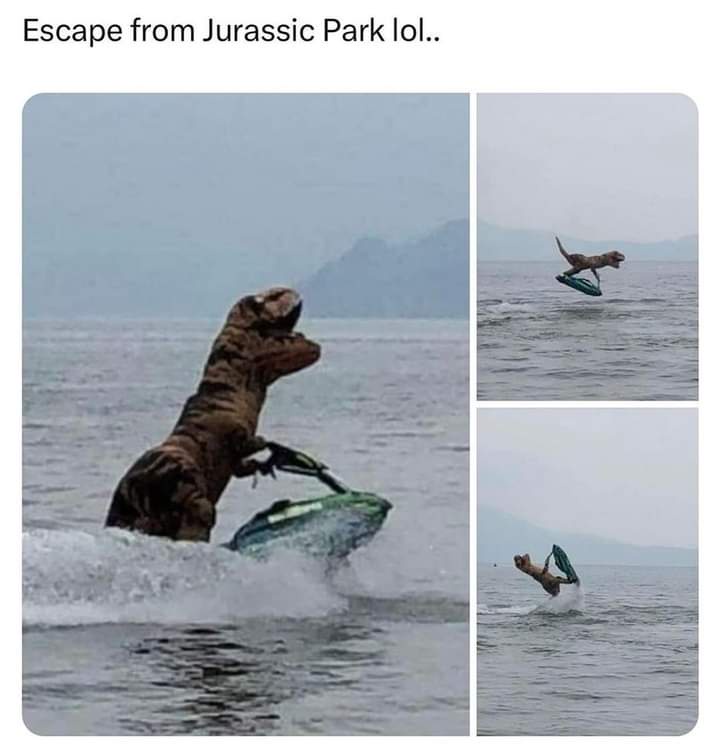 Escape from jurrasic park