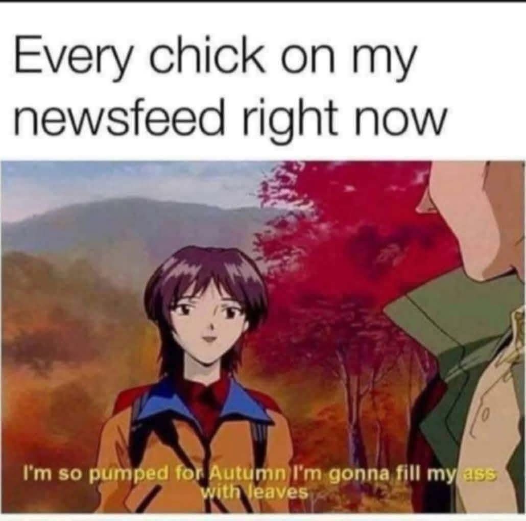 Every chick on my news feed