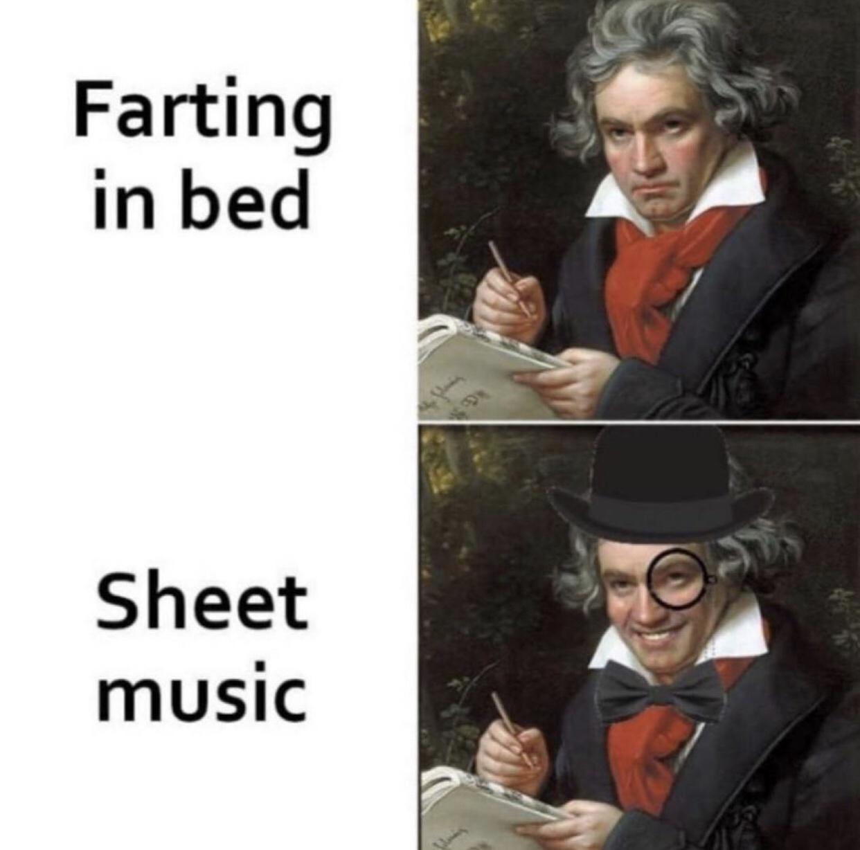 Farting i n bed