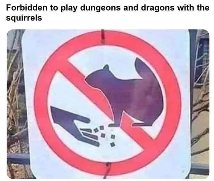 Forbidden to play dungeon and dragons