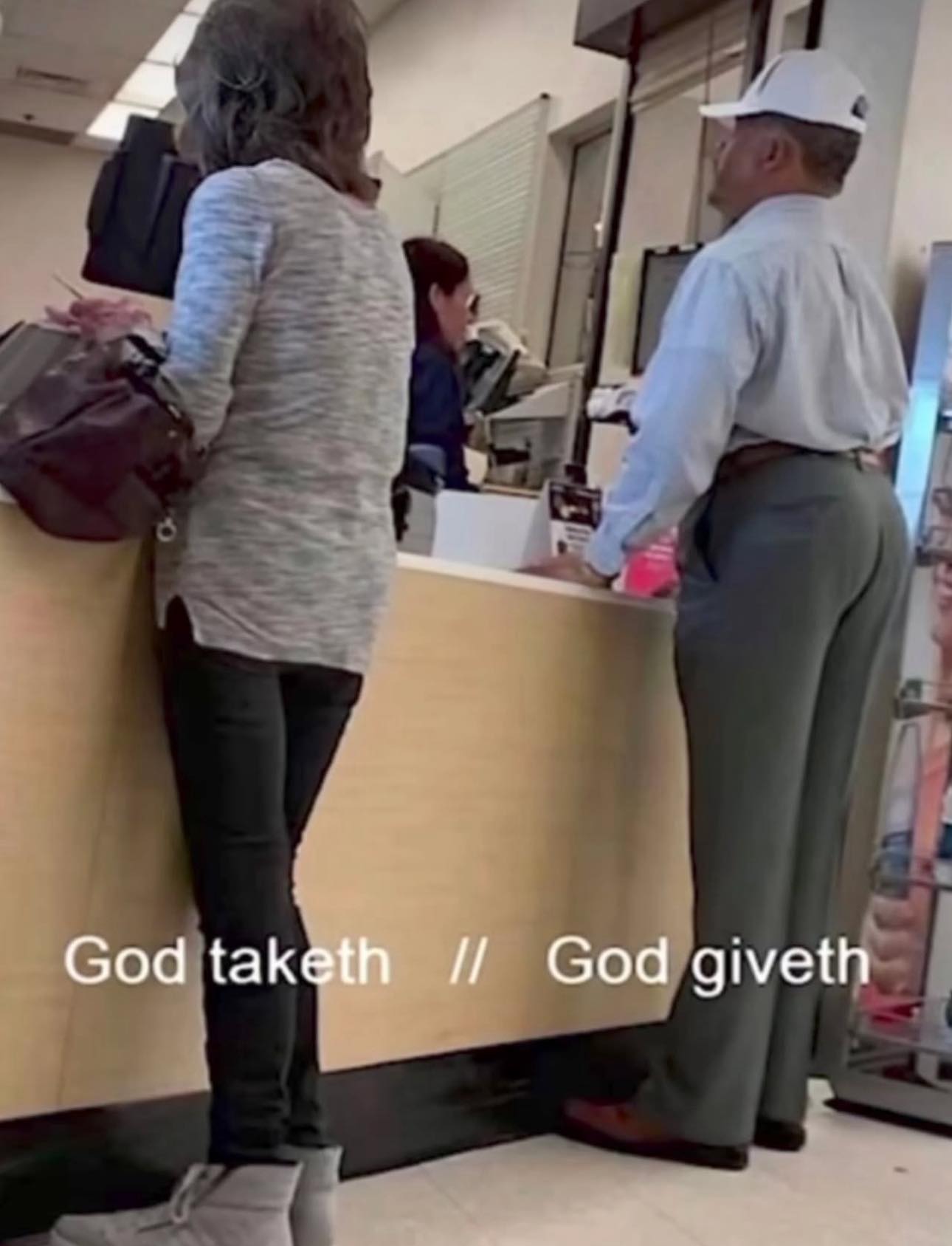 God taketh god giveth