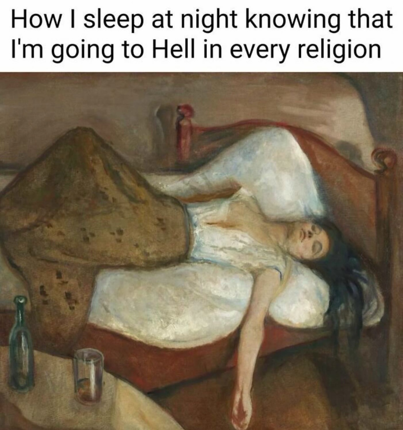 How I sleep at night