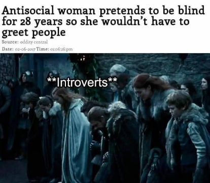 Introverts bow down