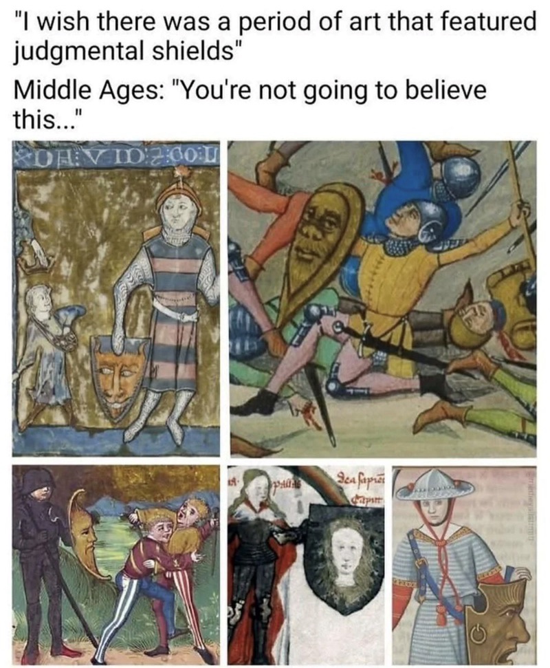 20 Memes That Were Definitely on Something, but We’re Not Sure What 7 Judgemental shields