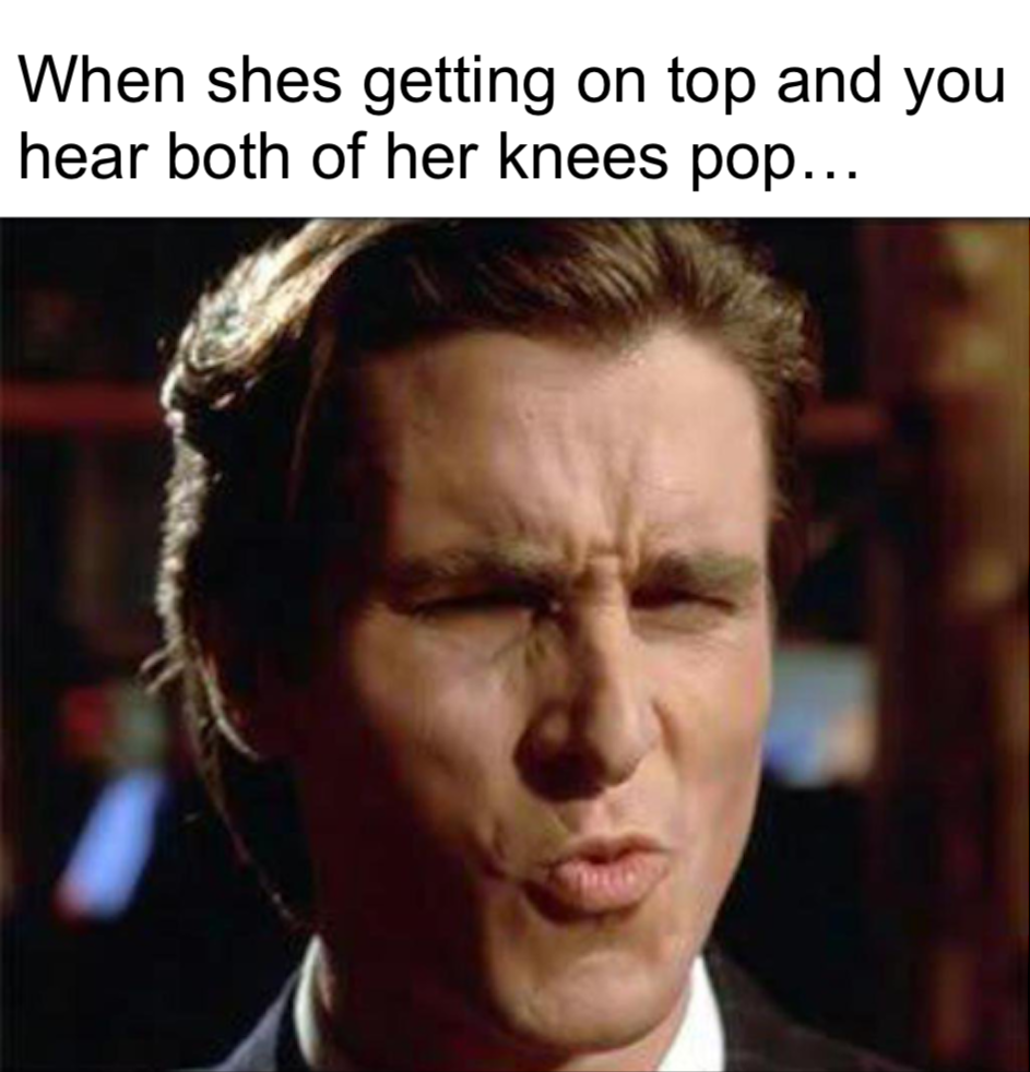 Knees pop