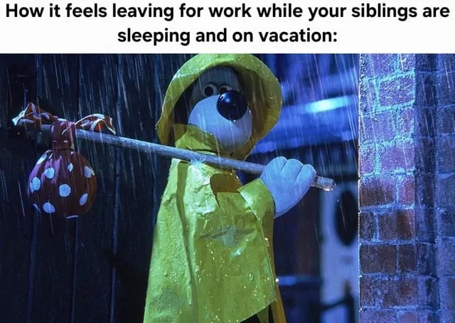 35 Hilarious Vacation Memes That Are Way Too Precise 34 Leaving for work