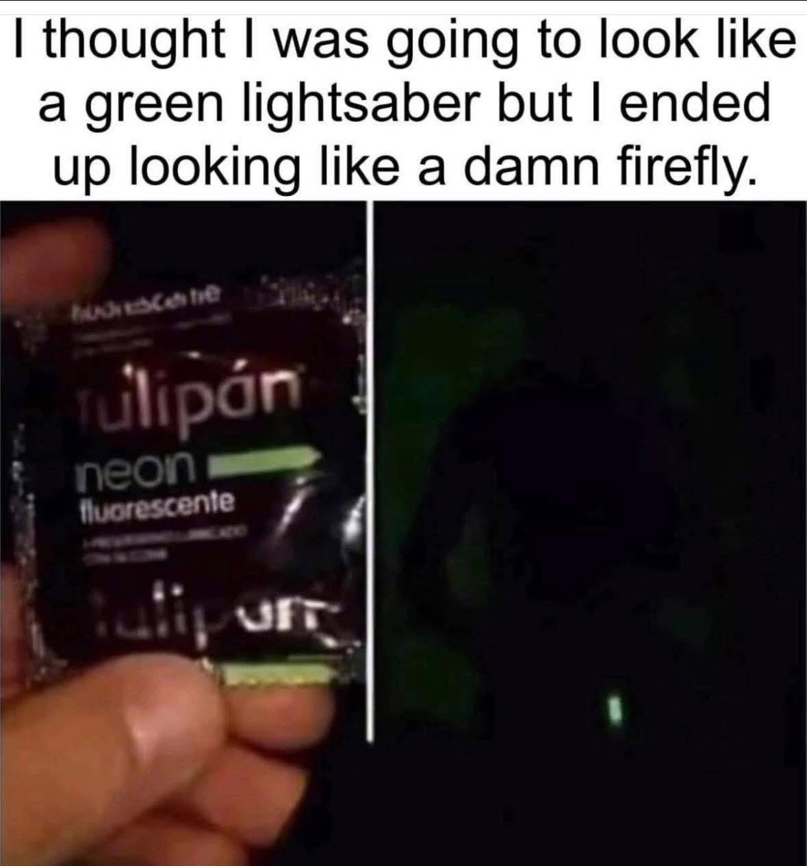 Looking like light saber