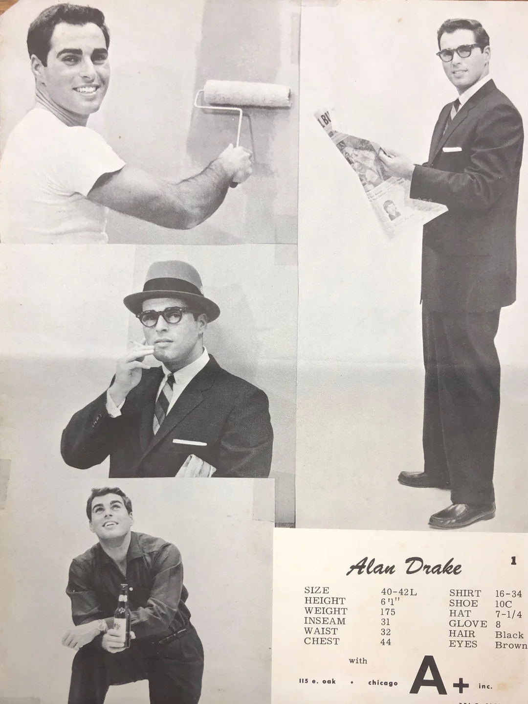 20 Images from the 1950s That Will Make You Miss a Time You Never Lived In 13 My grandfather modeling back in the early 1950’s.