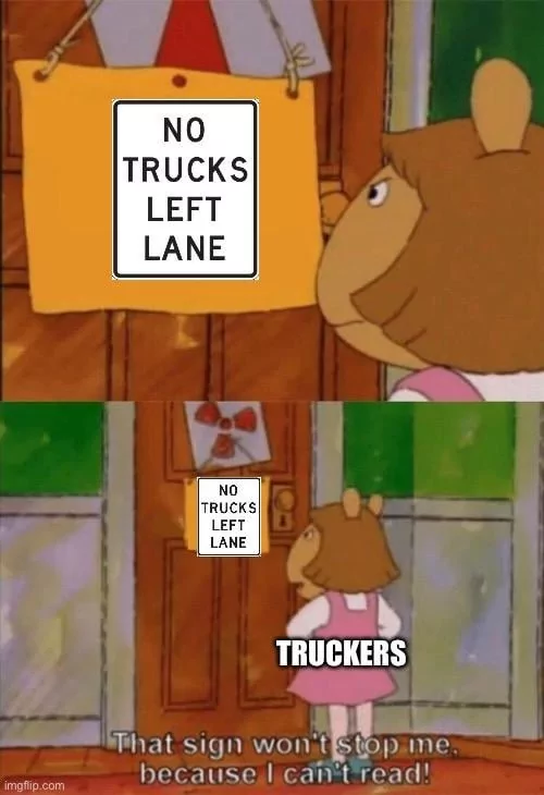 No trucks