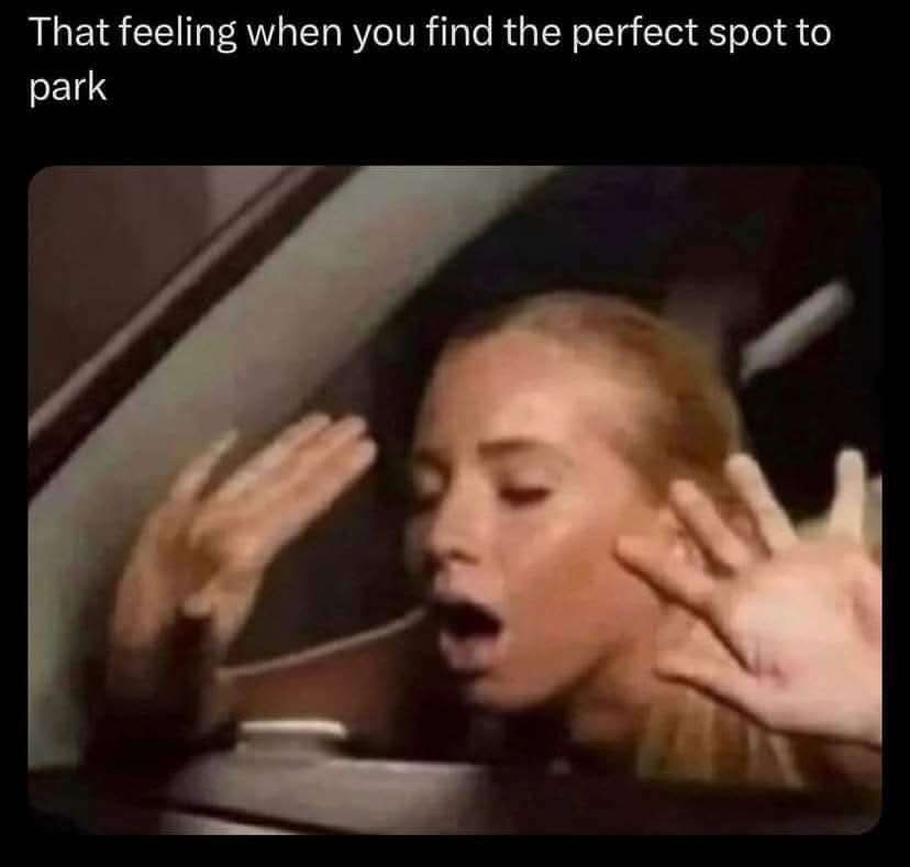 Perfect spot to park