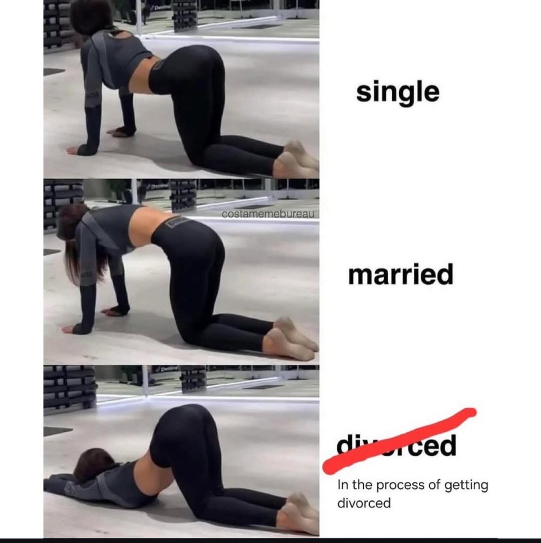 Single married divorced