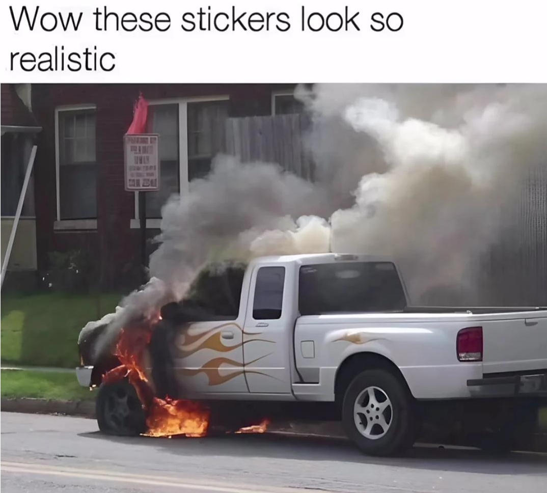 Stickers look realistic