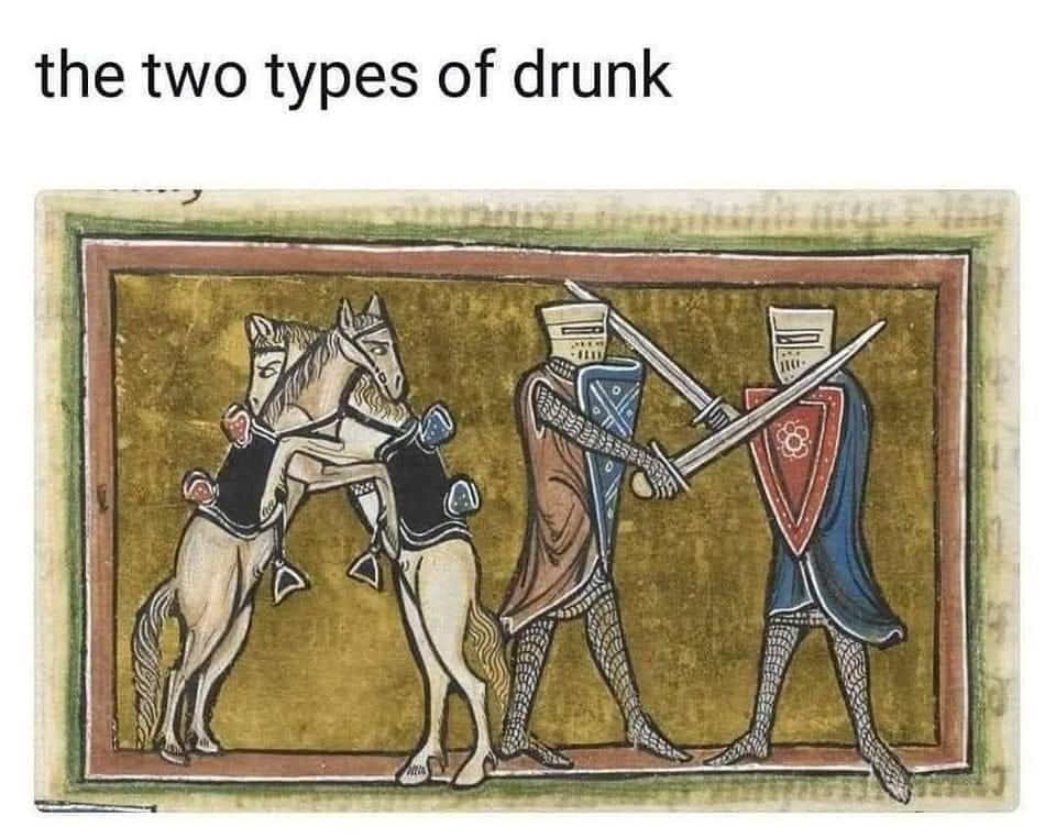 55 Classical Art Memes That Will Make You Appreciate Fine Art 56 Two types of drunk