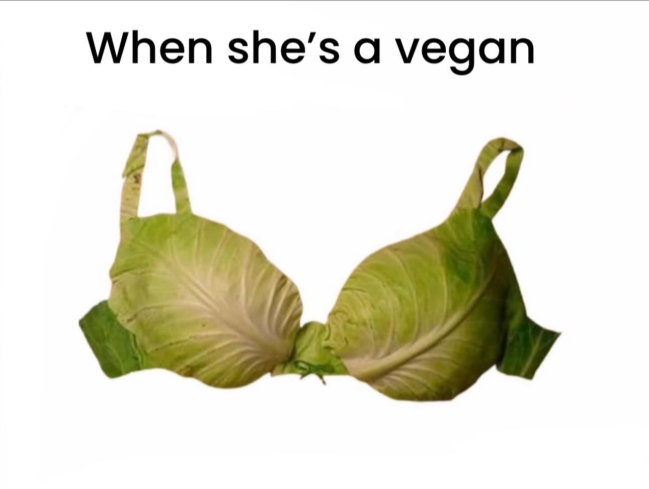 WHen shes a vegan'