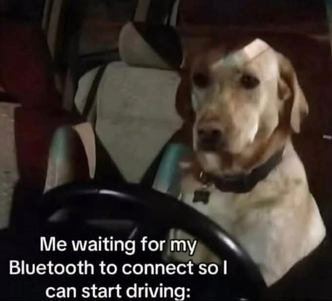 Waiting for the bluetooth