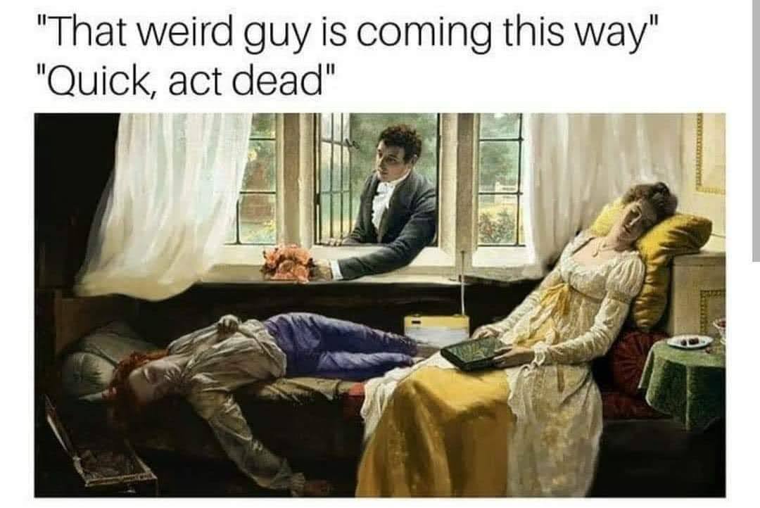 Weird guy is coming this way