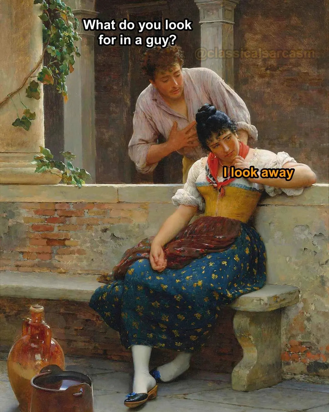 35 Art Memes Infused with Sarcasm 36 What do you look for in a guy