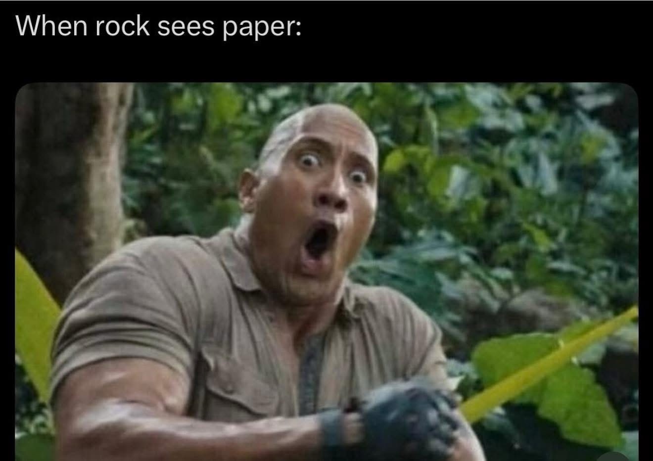 20 Memes That Only Make Sense If You Don’t Use Logic 17 When rock sees paper