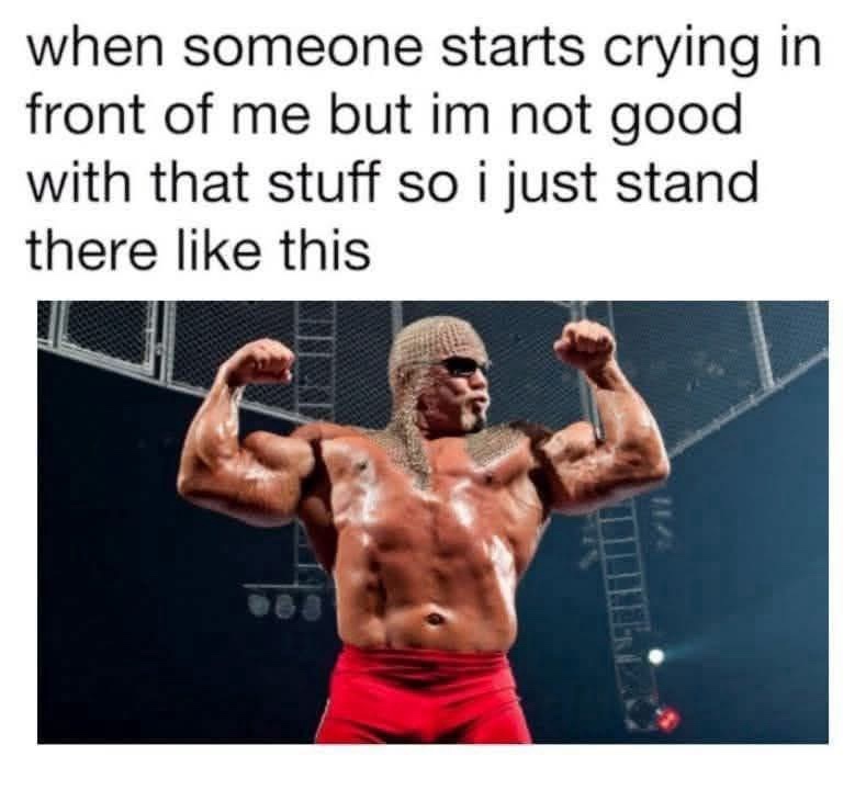 When someone starts crying