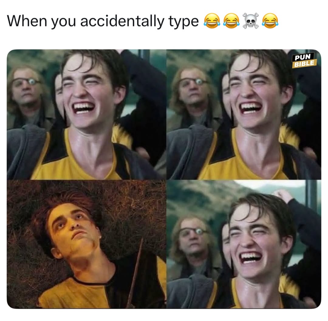 When you accidentally type