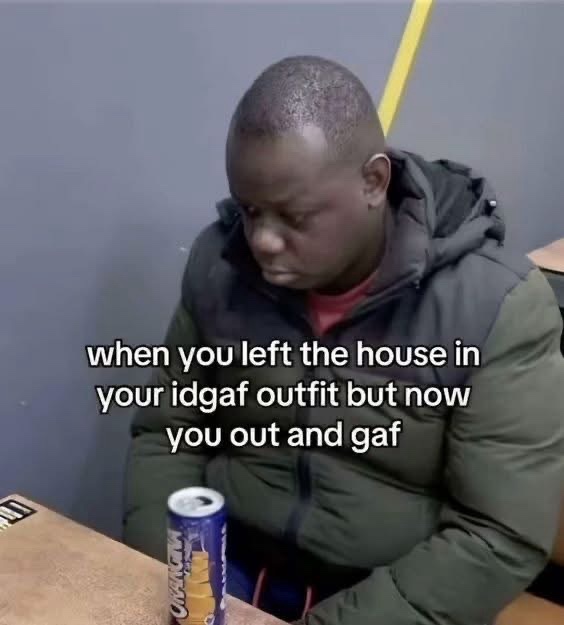 When you left the house