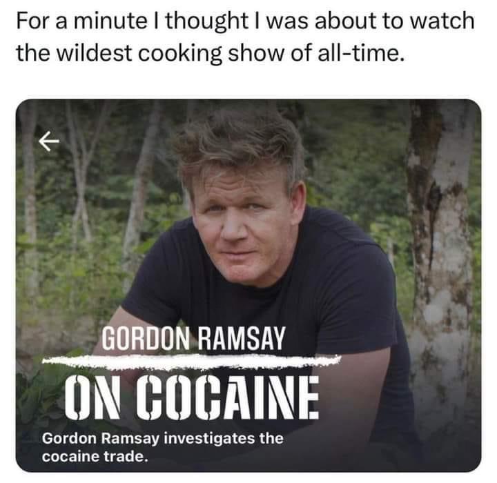 Wildest cooking show