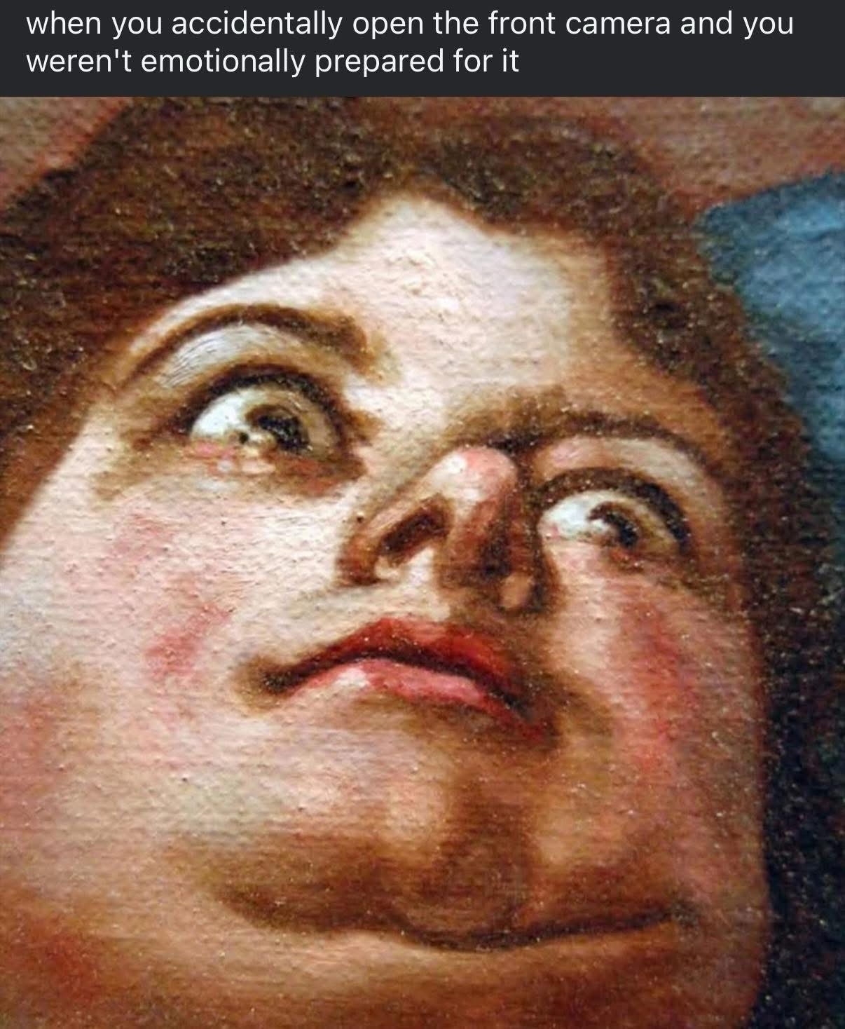 accidentally open the front camera