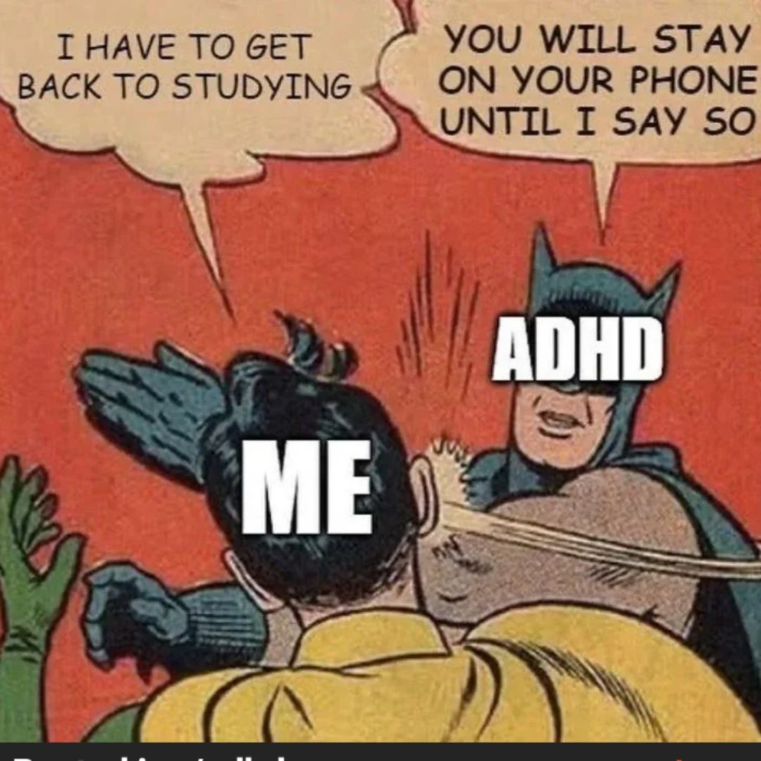 40 ADHD Memes: For When You Can't Focus On Anything Else 38 back to studying