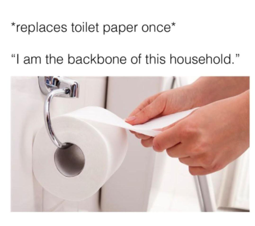 eplaces toilet paper once