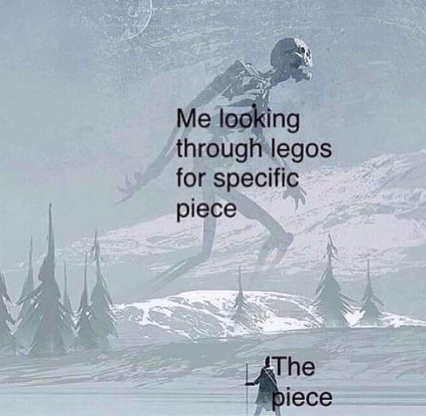 looking throuh legos