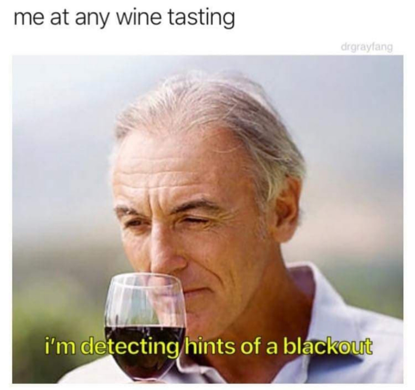 me at a wine testing