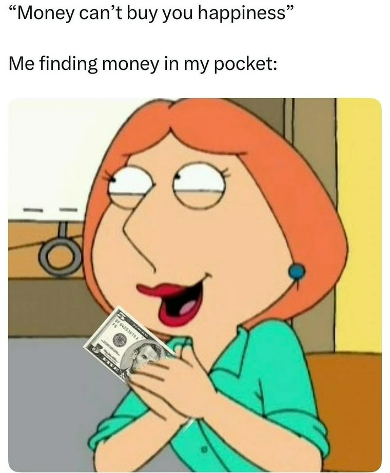 money cant buy happiness