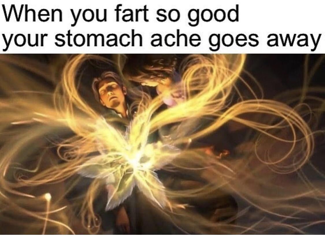 stomach ach goes away