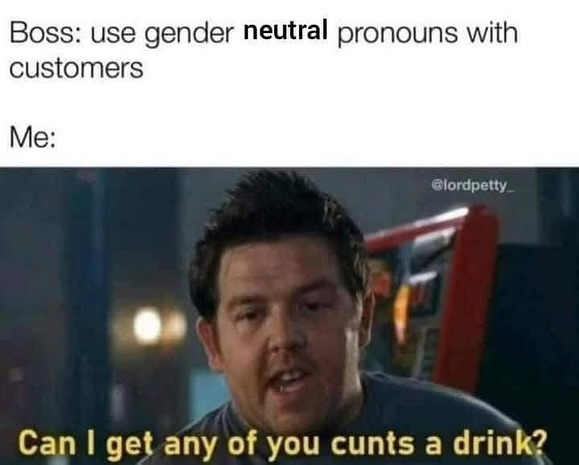 use gender neutral pronouns