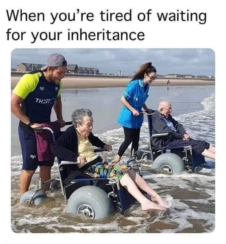 20 Memes That Were Definitely on Something, but We’re Not Sure What 18 waiting for inheretance