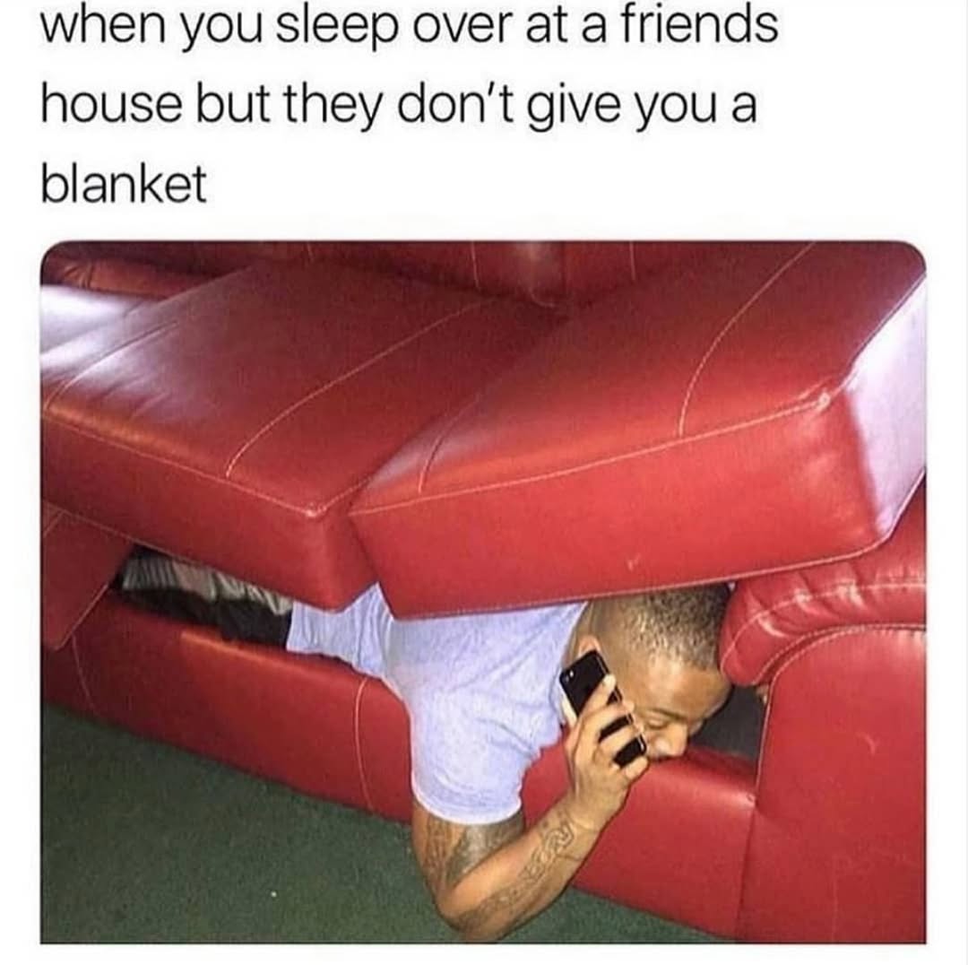 where the blanket at?
