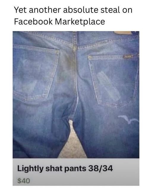 Absolute steal on fb marketplace