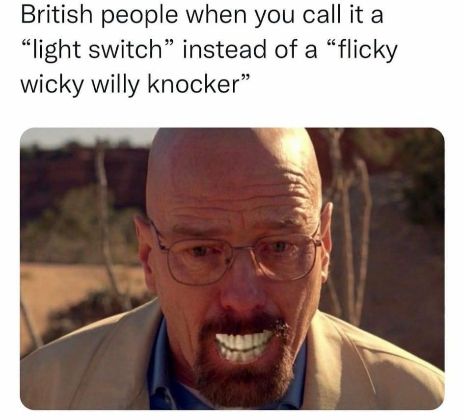 British people when you call it