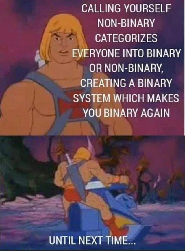 Calling yourself nonbinary