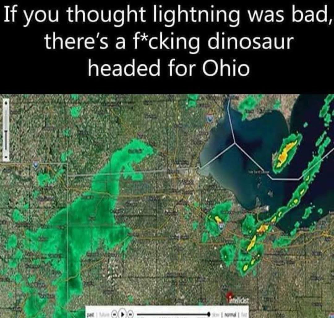 Dinosaur heded for ohio